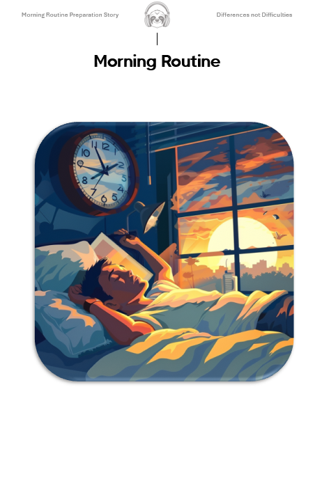 Getting Up In The Morning Preparation Story (Social Story)