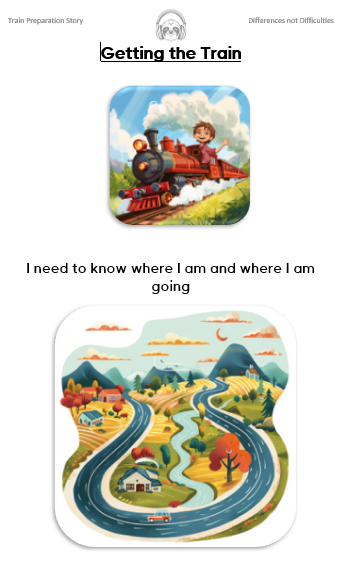 Getting a train Preparation Story (Social Story)